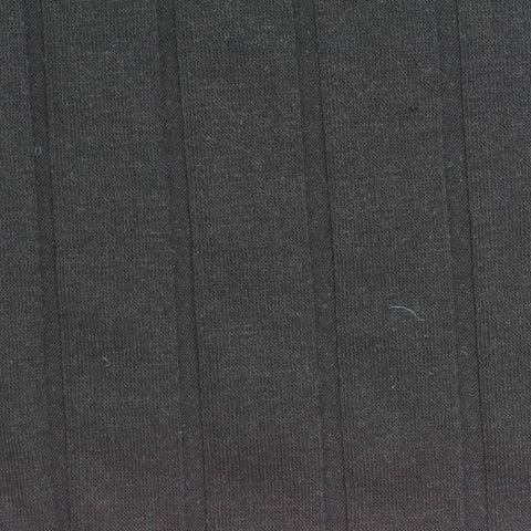 Cotton Polyester Stretch Rib Knit Fabric, 160 gsm, 165 cm — Grey