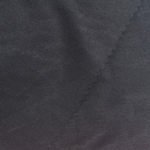 Viscose Nylon Stretch Ponte Knit Fabric, 290 gsm, 160 cm — Grey
