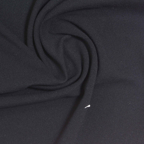 Black Interlock Knit, Nylon-Spandex
