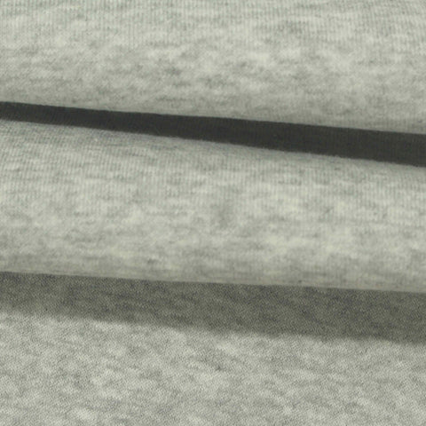 Light Grey Marl French Terry, Cotton-Poly