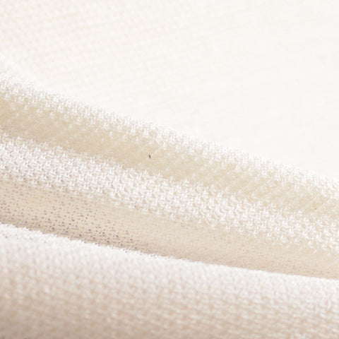 Cotton Polyester Knit Fabric, 180 gsm — White
