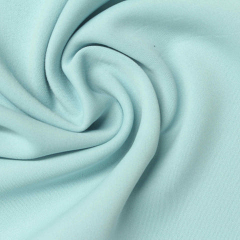Polyester Stretch Scuba Knit Fabric, 230 gsm, 155 cm — Blue