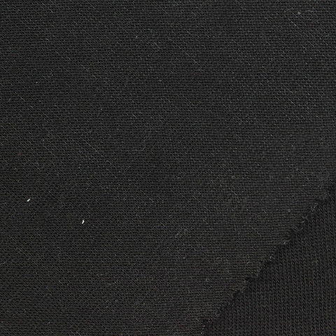 Tencel Lyocell Stretch Jersey Knit Fabric, 270 gsm, 165 cm — Black
