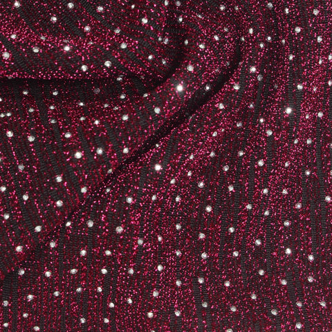 Silver Dots Knit, Poly-Metallic, 180 gsm, 150 cm, ref EF-270621