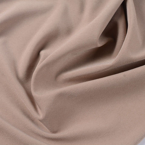 Polyester Stretch ITY Knit Fabric, 205 gsm, 160 cm — Red
