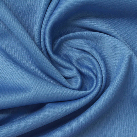 100% Polyester Jersey Knit Fabric, 114 gsm, 165 cm — Blue
