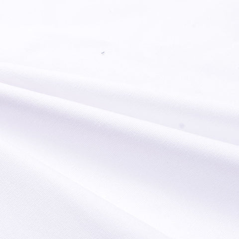 100% Cotton Woven Fabric, 150 gsm, 147 cm — White