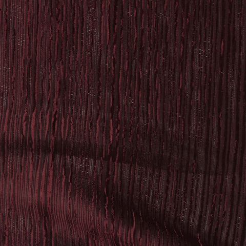 Maroon Textured Crepe, Polyester