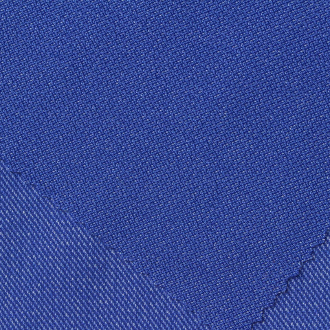 Jacquard Nylon Polyester Stretch Denim Fabric, 230 gsm, 152 cm — Blue