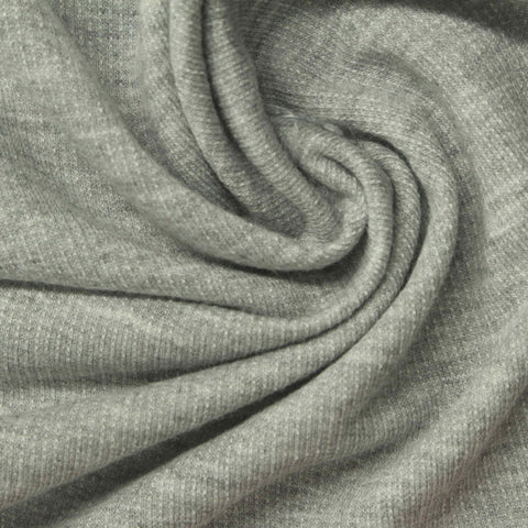 Grey Marl French Terry, Viscose, 220 gsm