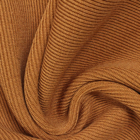 Polyester Stretch Velvet Fabric, 599 gsm, 150 cm — Orange