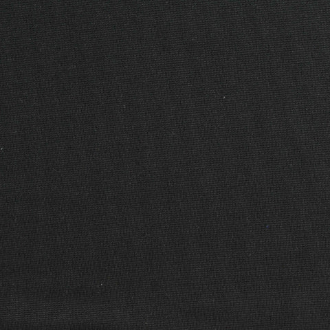Viscose Nylon Stretch Ponte Knit Fabric, 210 gsm, 160 cm — Black, ref EF-258459