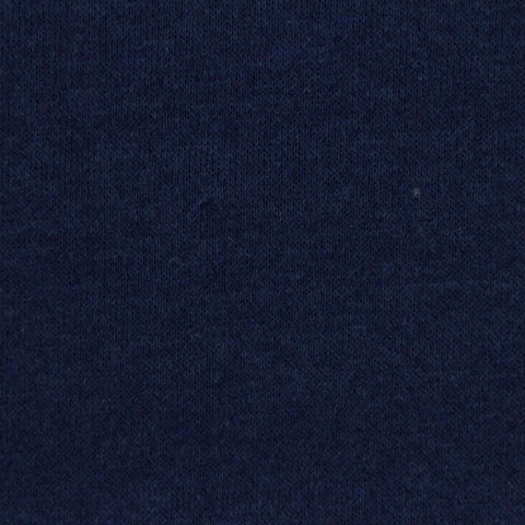 Brushed Cotton Polyester French Terry Fabric, 280 gsm, 170 cm — Navy, ref EF-244346