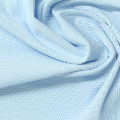 Nylon Stretch Waffle Knit Fabric, 175 gsm, 165 cm — Blue