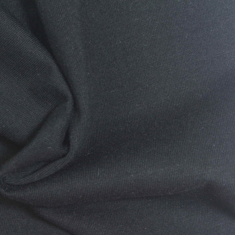 100% Cotton Jersey Knit Fabric, 240 gsm, 185 cm — Grey