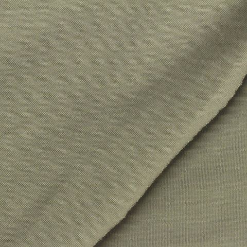 Cotton Polyester Jersey Knit Fabric, 200 gsm, 152 cm — Khaki