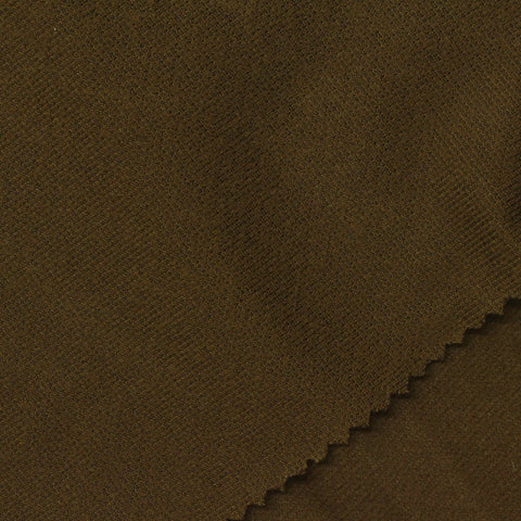 Dark Brown Wool-Look Coating, Polyester