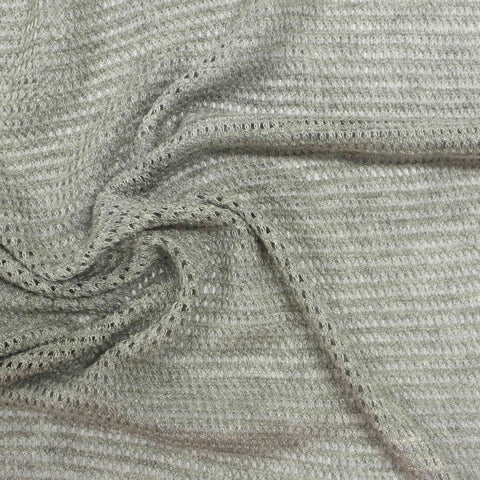 Heathered Grey Marl Mesh, Viscose