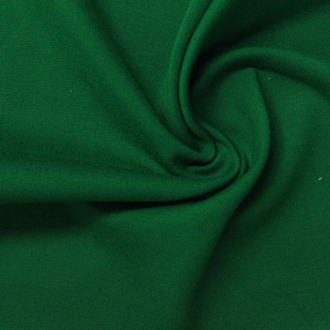 Viscose Nylon Stretch Ponte Knit Fabric, 345 gsm — Green
