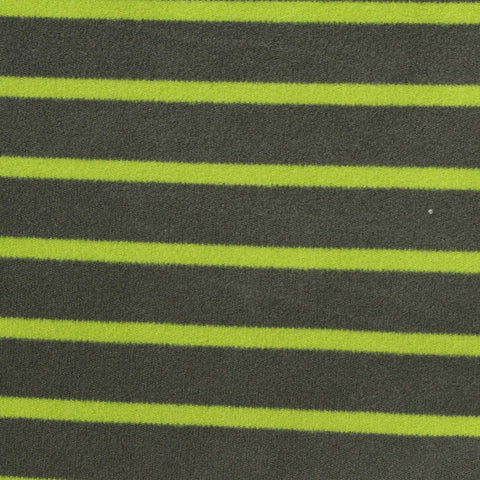 Lime Diagonal-Stripe Velvet, Polyester