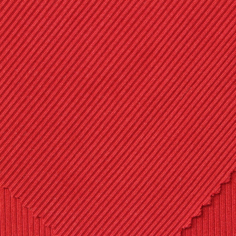 Polyester Stretch Rib Knit Fabric, 230 gsm, 165 cm — Red