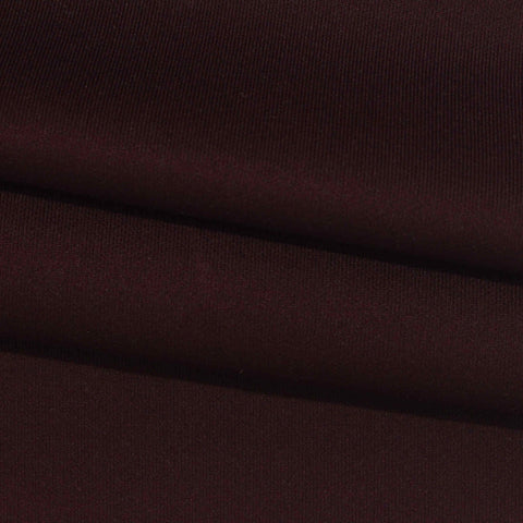 Dark Burgundy Scuba Knit, Poly-Viscose