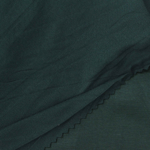 Washed Modal Polyester Stretch Jersey Knit Fabric, 185 gsm, 160 cm — Green