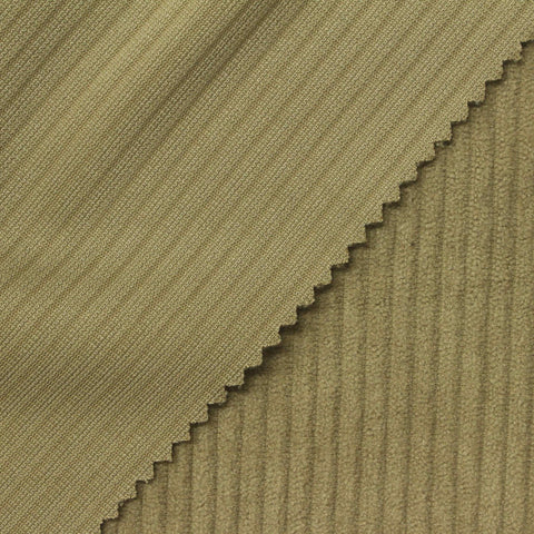 Olive Ribbed Rib Knit, Polyester