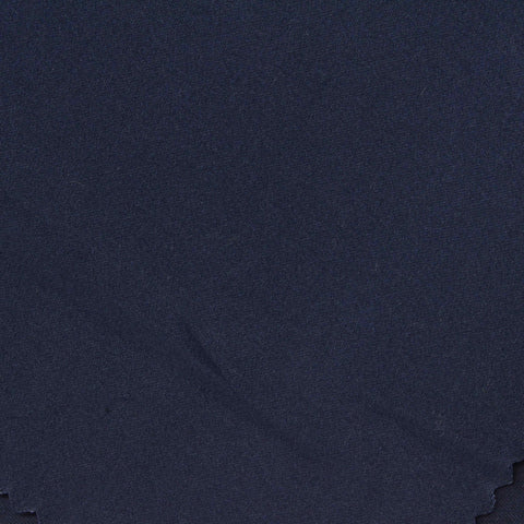 Cotton Stretch Sateen Fabric, 225 gsm, 142 cm — Navy
