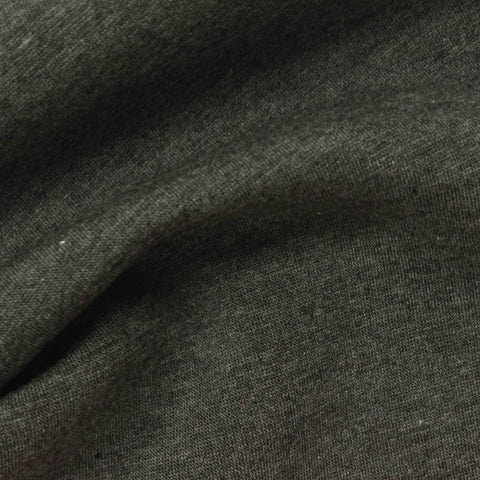 Dark Grey Heathered-Marl Jersey Knit, 160 cm, ref EF-274281