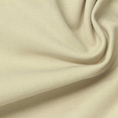 100% Polyester Interlock Knit Fabric, 200 gsm, 160 cm — Beige