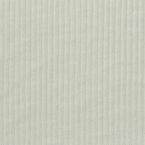White Ribbed Rib Knit, Viscose-Poly