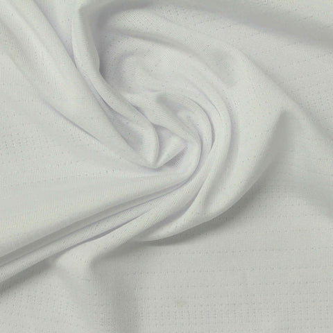 Jacquard 100% Polyester Jersey Knit Fabric, 140 gsm, 170 cm — Grey