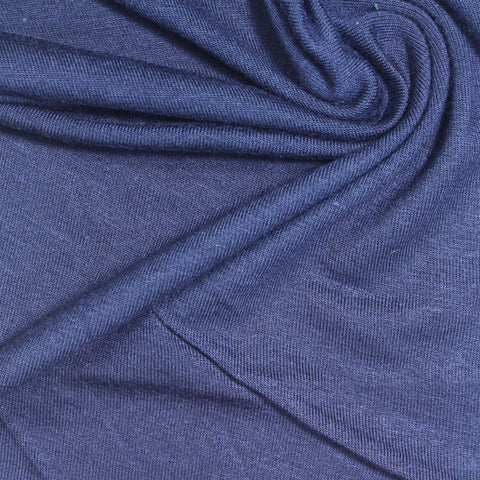 Viscose Stretch Jersey Knit Fabric, 200 gsm, 175 cm — Blue
