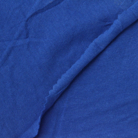 100% Cotton Jersey Knit Fabric, 135 gsm, 155 cm — Blue