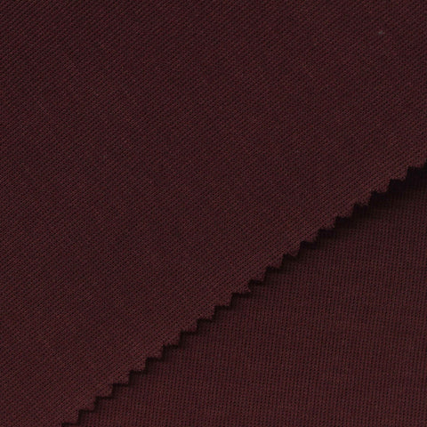 Polyester Cotton Scuba Knit Fabric, 300 gsm, 175 cm — Red, ref EF-271373
