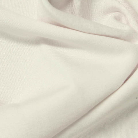 Viscose Nylon Stretch Ponte Knit Fabric, 320 gsm, 160 cm — Beige