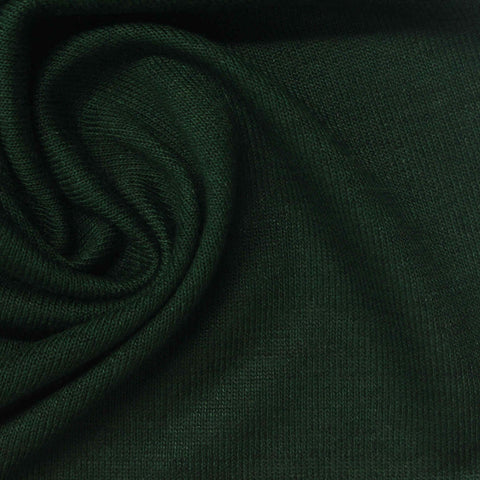 Polyester Viscose Chunky Knit Fabric, 200 gsm, 156 cm — Green