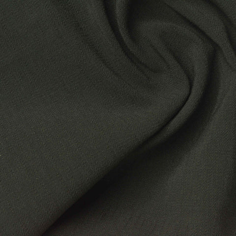 Black Textured Woven, Viscose-Nylon