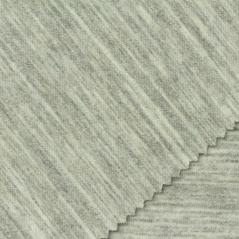 Light Grey Marl Scuba Knit, Cotton-Poly, 280 gsm, 180 cm