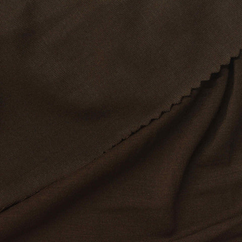 Dark Brown Jersey Knit, Modal