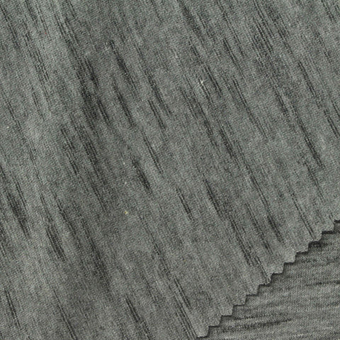 Grey Heathered-Marl Jersey Knit, Poly-Viscose, 170 gsm