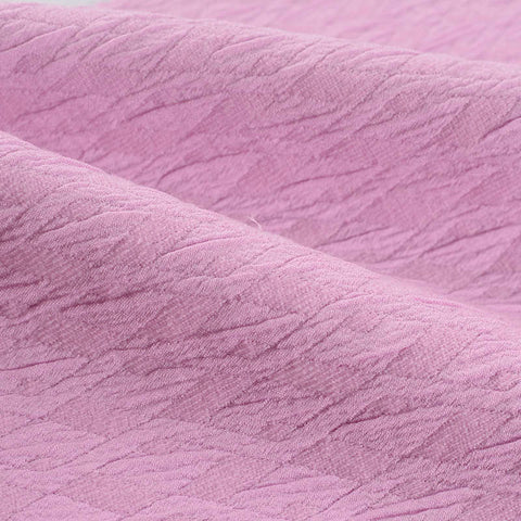 Light Purple Geometric-Diamond Jacquard, Poly-Acrylic