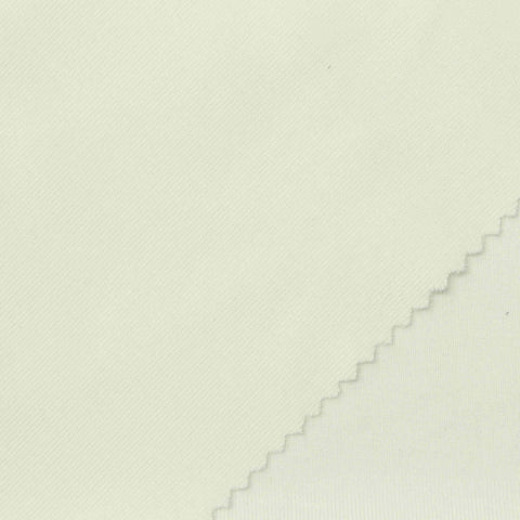 White Rib Knit, Tencel Lyocell-Poly