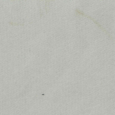 Brushed Cotton Polyester French Terry Fabric, 220 gsm, 170 cm — White