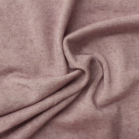 Pink Marl Jersey Knit, Viscose-Poly, 200 gsm