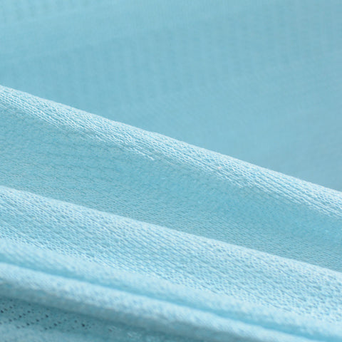 Light Blue Horizontal-Band Jacquard, Polyester