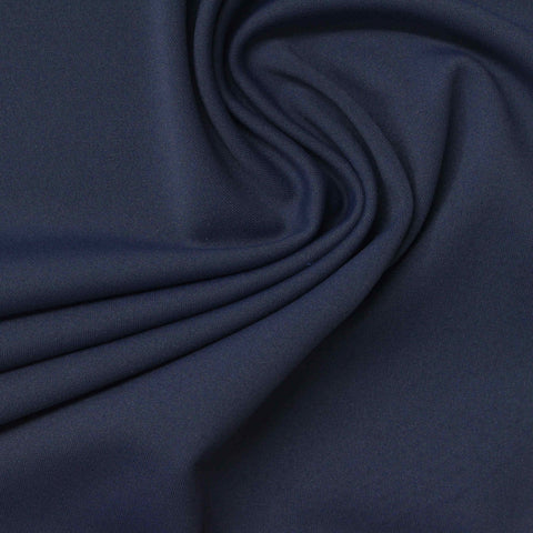 Navy Sateen, Poly-Spandex