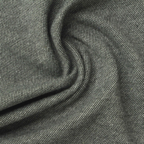 Dark Grey Marl Interlock Knit, Poly-Cotton, 280 gsm