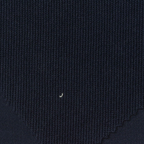 100% Polyester French Terry Fabric, 212 gsm, 149 cm — Navy